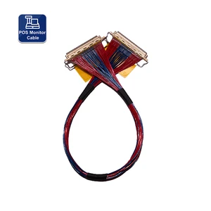 Customizable 40P Display Cable | UL1354 40AWG Blue 36AWG Red Coaxial Cable FFC/FPC Connectors for MIPI/eDP/CCTV/LVDS
