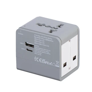 Hot Selling All-in-One Dual USB Type-C Wall AC Socket Universal Plug Travel Adapters For Laptop Smart Watch Earphone