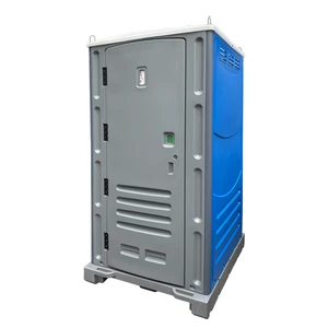 Portable Public Toilet Container Modern Eco-Friendly HDPE Material Outdoor Use Restroom