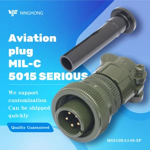 Hot Sale MIL C 5015 5Pin Wire Connectors MS3106A 14S 5P Electrical Connectors