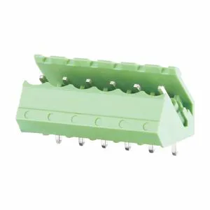 35 Degree Terminal Block Pin Header 5.0 5.08mm Open End Plug Terminal Blocks