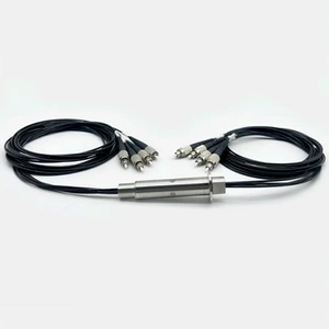 7 Channels Od 19mm Fiber Optic Rotary Joint Forj Connector High Frequency Waterproof Slip Ring