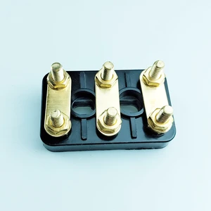 TB6202 Iron Motor Terminal Blocks 50*32 M4 Wiring Panel with Stake Column Bar Rod