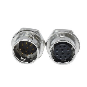 Panel Mount Connector HR10A-7R-6S 4 6 7 1 0 12 Pin Industrial Camera Rear Fastened Male Female Socket Aviation Connectors