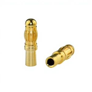 35mm Model 00 Banana Plug Pressure Plug Round Notch Lithium Battery Connector Male and Female Head