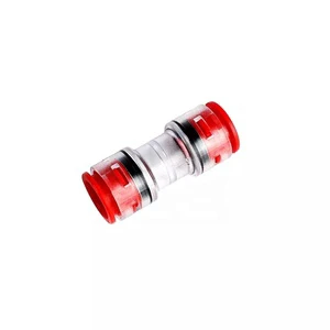Microuduct Connector Telecom Plastic Optical Fiber Hdpe Microducts Coupler
