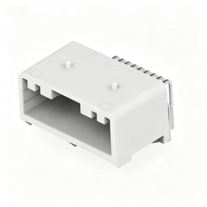 TE 2.2/3.2mm Pitch 20 Position Shrouded Right Angle Header 1674477-1 Male PCB Connector Wire-to-Board 12V For Automotive