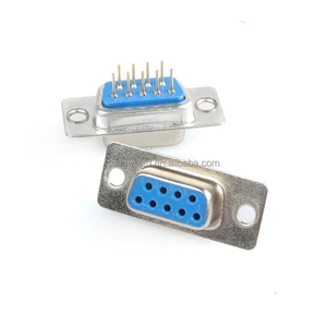 Female/Male Solder Connector D-Sub 9-Pin DB9