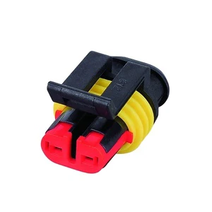 Tyco 282080-1 2 Pin Waterproof Wire Male Auto Connector