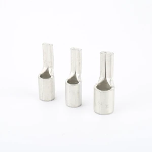 LEXT Uninsulated Solderless PTN Cable Lug Terminals Spade Type Wire Terminal Lugs Copper Lug Stamping Pin
