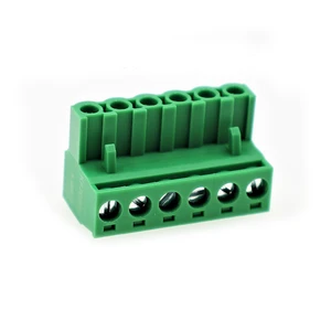 Track Mounted DIN Rail Solderless ABS Terminal Block 35mm Clips Docking PCB UKR Series Connection 2-24P 300V 15A