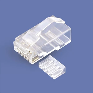 Professional Ethernet RJ45 Cat6 8P8C Modolar RJ45 Connector Plug