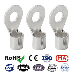 Phoenix Open Copper Nose Battery Cable Terminal Crimp Lugs Electrical Copper Ring Connectors OT 5A 10A20A60A80A300A600A800A1000A