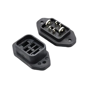 KONNRA Custom Length 2-4 Pin PVC Male Female Connectors Ebike Battery Power Charge Discharge 25A Rated Copper Terminals PCB