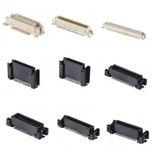 0.635mm Pitch BTB Mezzanine SMT Connector PLC Specific Male Female Terminal Double Contact for PCB Board to Board Applications