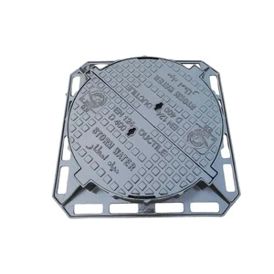 Professional Foundry Custom Design Budget Price D400 Heavy Duty Roadway Drainage Casting Services Ductile Iron Manhole Cover