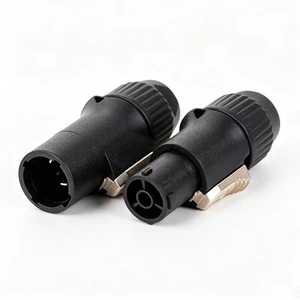 Powercon True1 20A 250V IP65 Waterproof Stage Equipment 3-Pin Power Connector with Copper Contacts and PC Housing