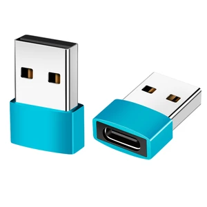 Wholesale USB2.0 to Type-C OTG Adapters & Connectors USB a Male to USB C Female for Android Laptop DC Output OTP Protection