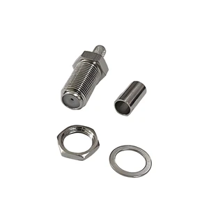 Hot Style F-C-K3 Coaxial Connector F Type Female RF Connector for RG58 RG142