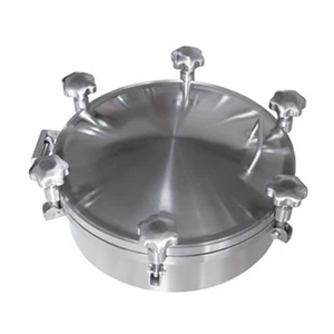 High Quality Round Outward Opening Lockable Manhole Cover with Pressure for Beer Tank