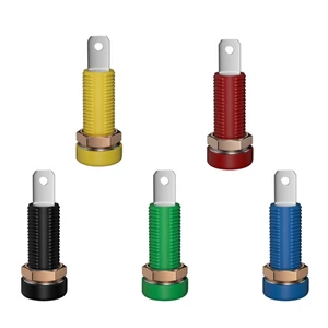 4mm Banana Socket Panel Mount Hole Terminal Connector Banana Head Female Base