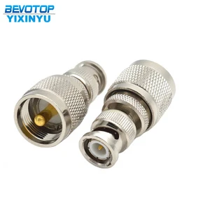 BNC Male to UHF Male RF Coaxial Brass Copper Rf Coaxial Connector Adaptor