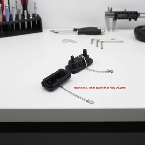 Zhengcheng IP67 Waterproof Automotive DB9/DB15/DB25/DB37 D-SUB Adapter Connectors 10A Rated Copper Contact Dust Cover Male