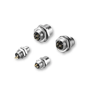 M8 Panel Type Male/female 3pins Circular DIN Audio Video Connector