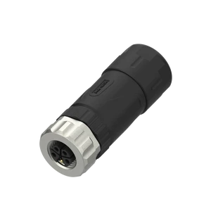 For Power Field Wirable Shield 180 Degree Female IP67 IEC Connector 630V 16A EKF522-10 Industrial Pc Black EC