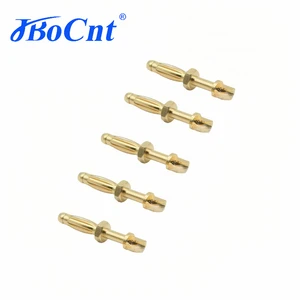 Jbocnt JB-A-050 2.5mm Lantern Thread All-Copper USB Connector PCB High-Stability 10A Banana Plug Phosphor Bronze Connectors