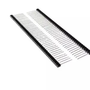 17.8 Female Header Machined square Leads Strap 1x40 Position 40 Pin Single Row IC Socket Wire Wrap 17.78mm Length Grid 2.54mm