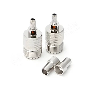 Precision RF Coaxial Connector for Reliable Short Wave Broadcasting