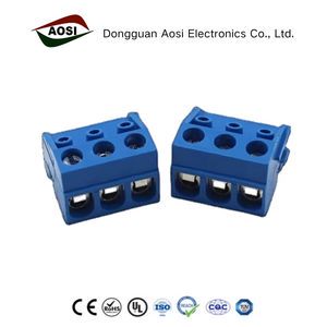 AOSI Screw Terminal Block DG332K 5.0mm 10A 22-14AWG Connector PCB Screw Terminal Block