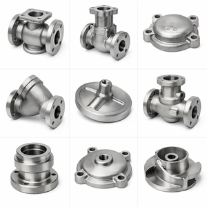 Custom Investment Cast Valve Housings in ASTM A351 Grade Stainless Steel for Heavy Duty Industrial Flow Control Solutions