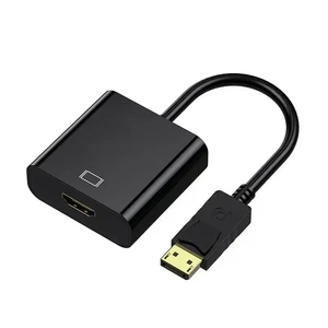 Wholesale DP Male to HDTV Female Adapter Cable PVC Jacket Twisted Pair for PC Laptop Computer Monitor & Projector Display Port