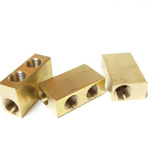 Factory Price Custom Brass Female Square Block Screw Terminal Connectors