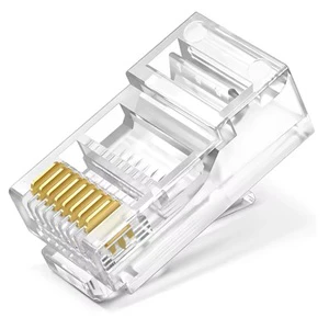 Factory Price RJ45 Male Connector Cat6 UTP RJ45 Connectors for 23 awg Ethernet cable