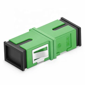 SC APC Simplex OS2 Single Mode Fiber Optic Adapter/Coupler Without Flange