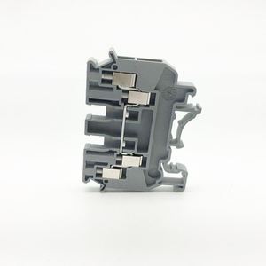 Industrial Control RUT Universal Segmented Fuse Terminals Copper 4-Pole 24-10AWG PA Material 300V Rated Voltage DIN Terminals