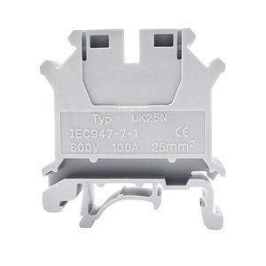 For UK-25N Terminal Wiring Block 25MM Square Wire 100A 800V Universal DIN Rail Power Terminal Block Junction Connector