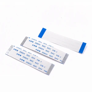 FFC/FPC Flexible Flat Cable AWM 20624 0.5mm Pitch 24 Pin 50mm Isotropy Forward Direction Single Phase with Connectors Adapter