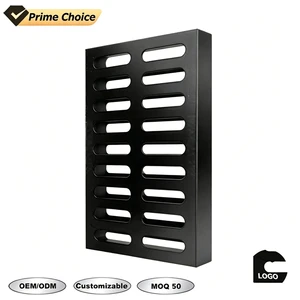 Heavy-Duty Cast Iron Trench Drain Grate High-Flow Sewer Cover Eco-Friendly & Anti-Corrosion Ideal For Driveways Garages