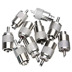 High Quality Waterproof Female TNC Plug Coaxial Connector with Push-Pull Fastening and Gold Plating for 8d-Fb Cable
