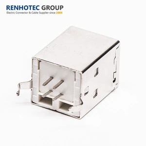 Vertical Type B 2.0 USB Port Jack Connector Female Gender for Machine