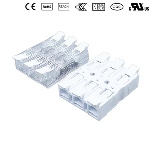 Lever-Type Push-in Quick Terminal for LED 3 in 3 Out Open Spring Wire Connector Screws Product Category 928-3 Terminal Blocks