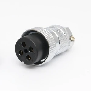 Industrial Automation 2 4 Pin Metal Connector Cnc GX20 GX25 Machined Energy Storage System Connector