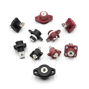20A-500A M4-M12 Power Distribution Block Single Stud Feed Through Junction Block Terminal Connector For Battery RV Marine