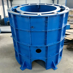 High-Strength Concrete Manhole Mold - Corrosion-Resistant Steel Mold for Municipal & Residential Drainage Systems