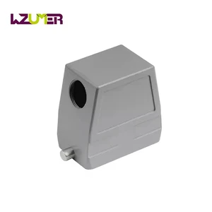 WZUMER High Structure Side Entry Industrial Heavy Duty Connector Hood H10B-SEH-2B