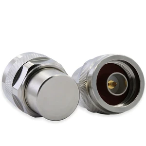 N-JR-8.5G RG405 N Male RF Coaxial Connector 50 Ohm Nickel Plated 0-6G Working Frequency for Communication Base Stations